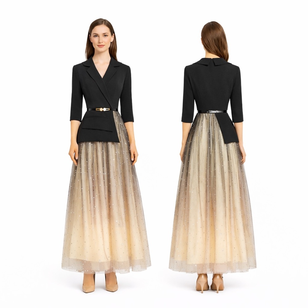 Tulle Star Layered Dress The Mehalia